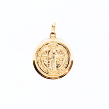 Load image into Gallery viewer, 19.2Kt Gold Saint Benedict Medal