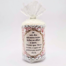 Cargar imagen en el visor de la galería, Our Lady Of Fatima Candle (Silver) 2.8'' | 7cm