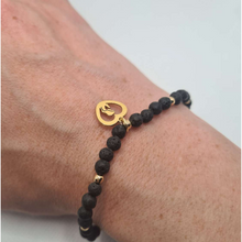 Load image into Gallery viewer, Black and Golden Mother of Heaven Bracelet