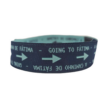 Cargar imagen en el visor de la galería, Pulsera de tela Camino de Fátima