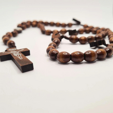 Cargar imagen en el visor de la galería, Holy Spirit Wood Rosary of Fatima