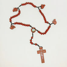 Cargar imagen en el visor de la galería, Holy Spirit Wood Rosary of Fatima