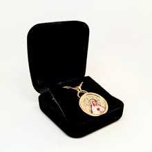 Load image into Gallery viewer, Our Lady of Fatima Necklace - Zirconia