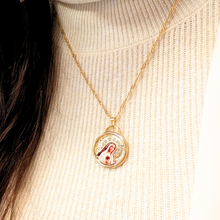 Load image into Gallery viewer, Our Lady of Fatima Necklace - Zirconia