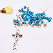 Cargar imagen en el visor de la galería, Pope Francis Blue Rosary
