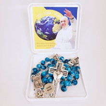 Cargar imagen en el visor de la galería, Pope Francis Blue Rosary