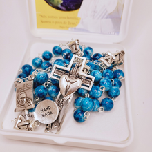 Cargar imagen en el visor de la galería, Pope Francis Blue Rosary