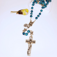 Cargar imagen en el visor de la galería, Pope Francis Blue Rosary