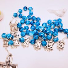 Cargar imagen en el visor de la galería, Pope Francis Blue Rosary