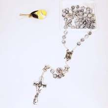 Cargar imagen en el visor de la galería, Pope Francis Grey Rosary