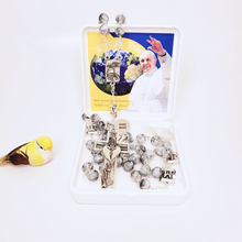 Cargar imagen en el visor de la galería, Pope Francis Grey Rosary