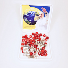 Cargar imagen en el visor de la galería, Pope Francis Red Rosary