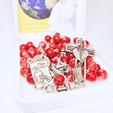 Cargar imagen en el visor de la galería, Pope Francis Red Rosary