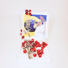 Cargar imagen en el visor de la galería, Pope Francis Red Rosary