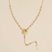 Cargar imagen en el visor de la galería, Rosary Necklace - Apparitions of Our Lady of Fatima - 19.2Kt Gold