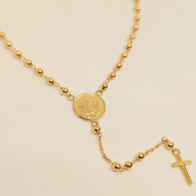 Cargar imagen en el visor de la galería, Rosary Necklace - Apparitions of Our Lady of Fatima - 19.2Kt Gold