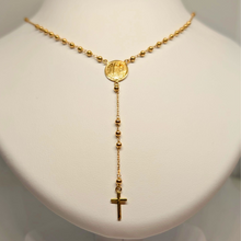Cargar imagen en el visor de la galería, Rosary Necklace - Apparitions of Our Lady of Fatima - 19.2Kt Gold