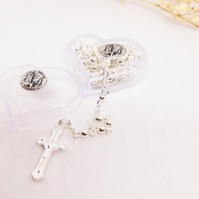 Load image into Gallery viewer, Rosary Necklace - Heart Shaped Box