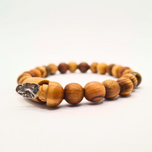 Load image into Gallery viewer, Saint Anthony Wood Bracelet