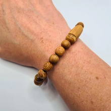 Load image into Gallery viewer, Saint Anthony Wood Bracelet