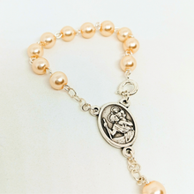 Cargar imagen en el visor de la galería, Saint Christopher Pearl Decade Rosary