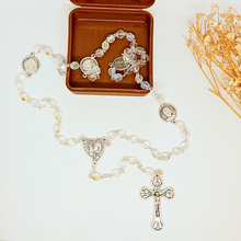 Load image into Gallery viewer, Saint Francisco and Saint Jacinta Crystal Rosary