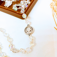 Load image into Gallery viewer, Saint Francisco and Saint Jacinta Crystal Rosary