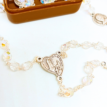 Load image into Gallery viewer, Saint Francisco and Saint Jacinta Crystal Rosary