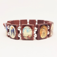 Cargar imagen en el visor de la galería, Saints Wood Bracelet