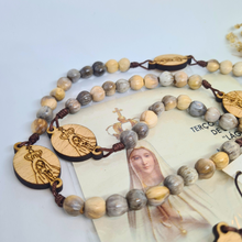 Load image into Gallery viewer, Seeds Rosary - Tears of Our Lady of Fatima