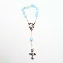 Load image into Gallery viewer, Statue - Light Blue Decade Rosary