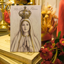 Load image into Gallery viewer, Wood Plaque Our Lady of Fatima