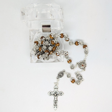 Load image into Gallery viewer, Wood Rosary - Medals of Fatima