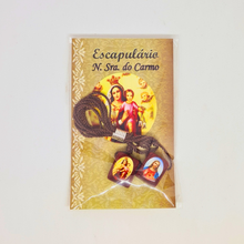 Cargar imagen en el visor de la galería, Wood and Cloth Scapular