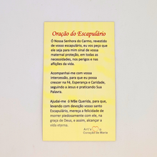 Cargar imagen en el visor de la galería, Wood and Cloth Scapular