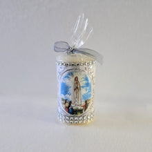 Cargar imagen en el visor de la galería, Vela Nuestra Señora de Fátima ( Plateada ) 7 cm | 2.8''