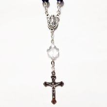 Load image into Gallery viewer, Blue Crystal Decade Rosary Bracelet