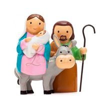 Cargar imagen en el visor de la galería, Children's Nativity Set - Flight to Egypt | 3.94'' | 10cm