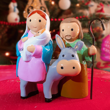 Cargar imagen en el visor de la galería, Children's Nativity Set - Flight to Egypt | 3.94'' | 10cm