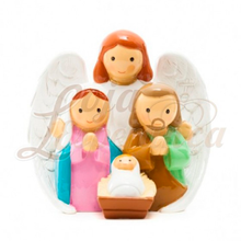 Cargar imagen en el visor de la galería, Children's Nativity Set with the Angel | 3.94'' | 10cm