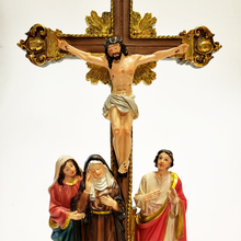 Cargar imagen en el visor de la galería, Crucified Christ with Mary, Saint John the Baptist and Mary Magdalene