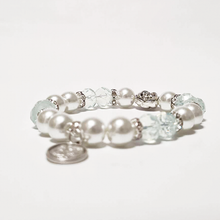 Cargar imagen en el visor de la galería, Holy Family Silver Blue Bracelet