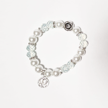 Cargar imagen en el visor de la galería, Holy Family Silver Blue Bracelet