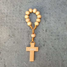 Cargar imagen en el visor de la galería, Mini Decade Rosary - Woodwork
