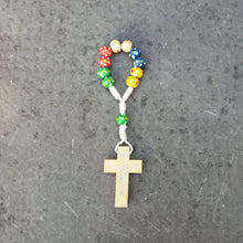 Cargar imagen en el visor de la galería, Mini Decade Rosary - Woodwork