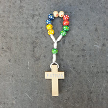 Cargar imagen en el visor de la galería, Mini Decade Rosary - Woodwork