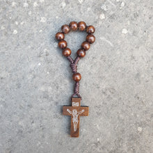 Cargar imagen en el visor de la galería, Mini Decade Rosary - Woodwork