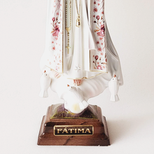 Cargar imagen en el visor de la galería, Our Lady of Fatima - Rose Flowers - Crystal eyes - 11.8'' | 30cm