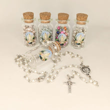Cargar imagen en el visor de la galería, Pearl Our Lady of Fatima Bottle Rosary