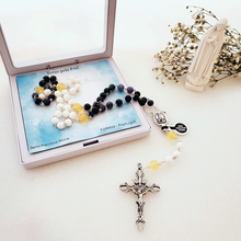 Load image into Gallery viewer, Pray for Peace - Rosary + Magnet Statue